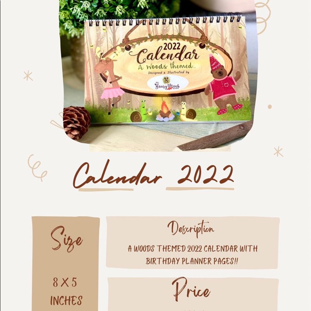 Beautiful 2022 calendar for kids - Picture 6 of 8